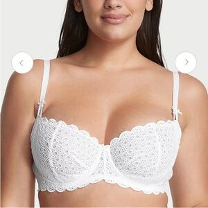 Victoria's Secret White Eyelet Lace Bra